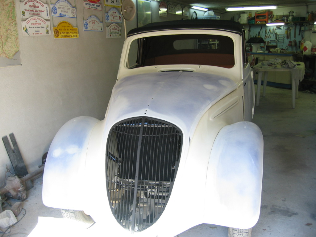 Restauration de la 202 cab. 1939 de Claude